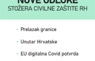 Stožer civilne zaštite donio je nove odluke