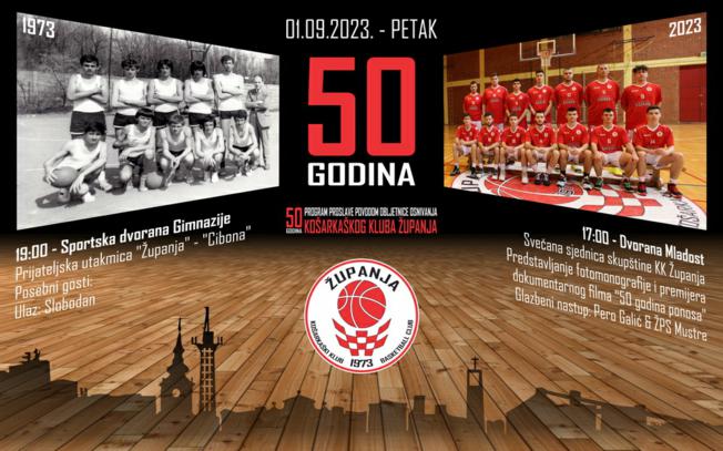 Spektakularna proslava 50 godina KK Županja - 1. rujna praznik košarke u gradu na Savi