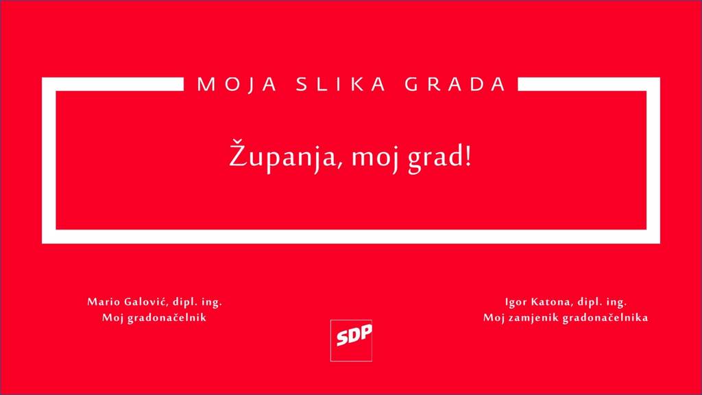 Program SDP-a Županja - 