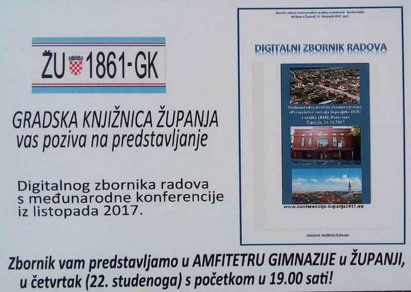 Promocija zbornika radova ,Gimnazija Županja, 22. 11. 2018.