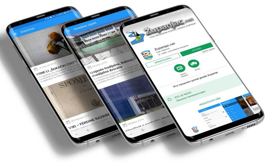 Nova besplatna android aplikacija portala Županjac.net