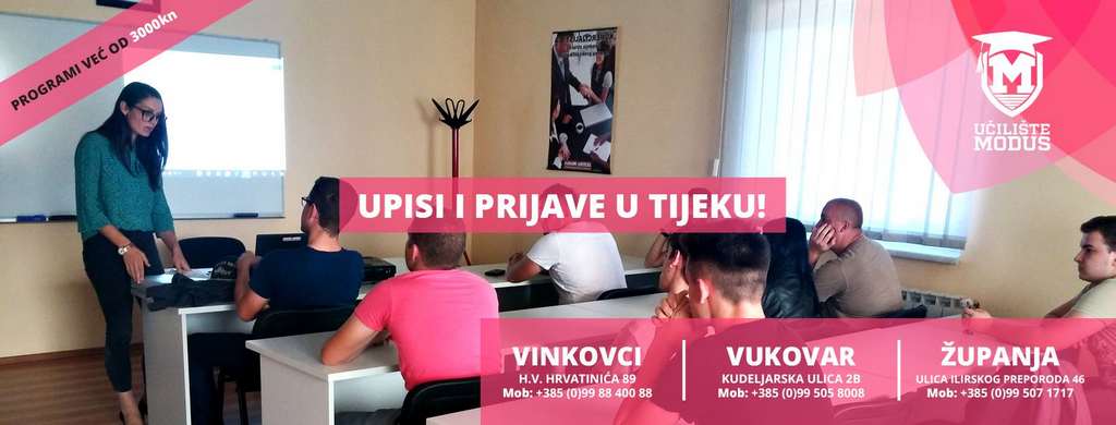Učilište Modus od sada u Županji i Vukovaru