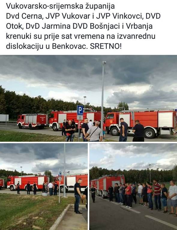 Slavonski vatrogasci na ispomoći u Dalmaciji